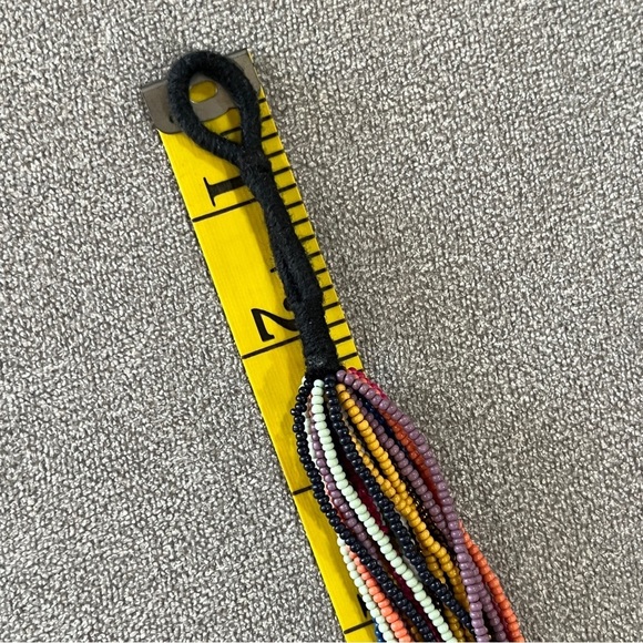 Quinn Seed Beads Multicolor Necklace - Picture 7 of 8